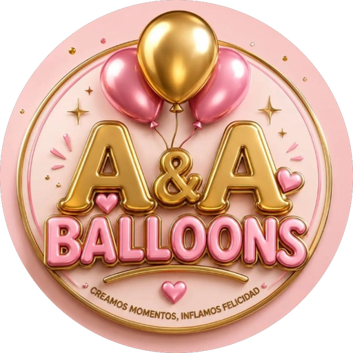 Logo A&A Balloons — Creamos momentos, inflamos felicidad